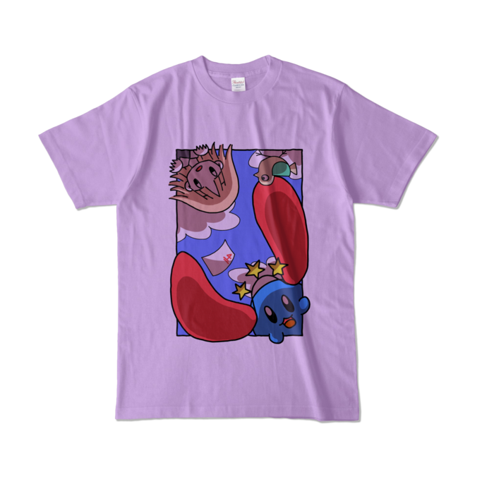 カラーTシャツ - L - ライトパープル (淡色)