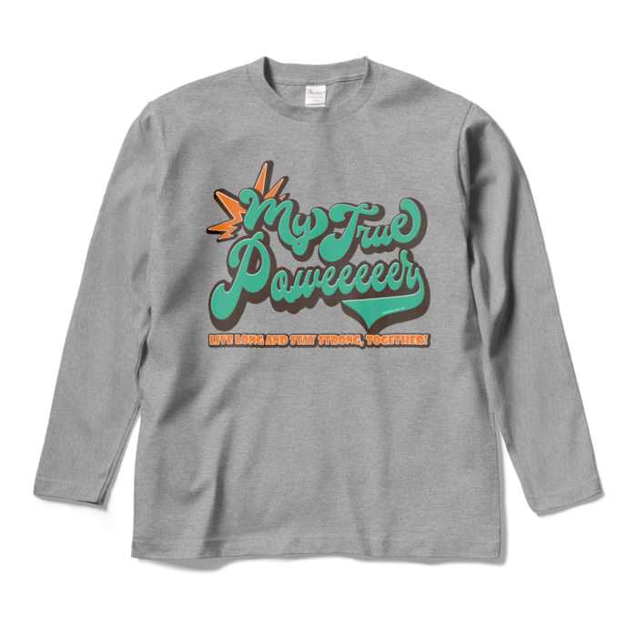 ロングスリーブTシャツ - M - 杢グレー