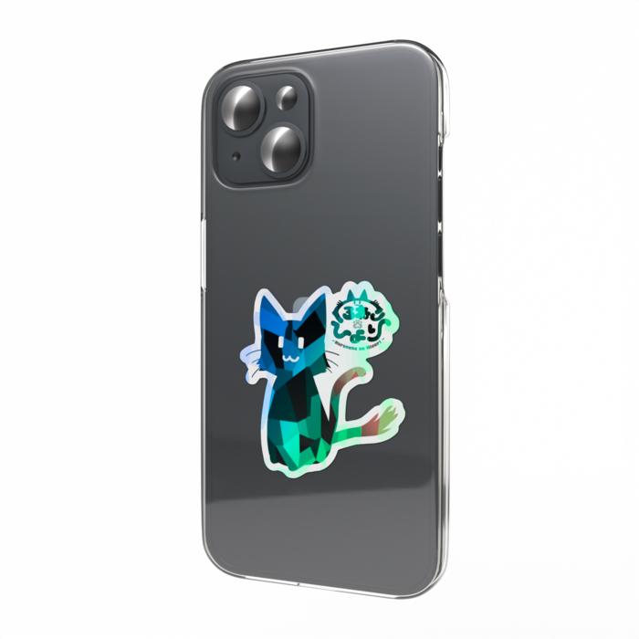 ホログラムスマホステッカー - 縦