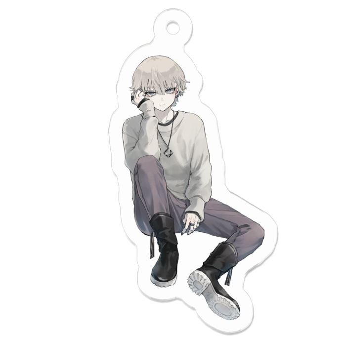 アクリルキーホルダー - 50 x 50 (mm)