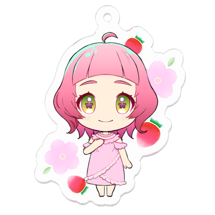 アクリルキーホルダー - 50 x 50 (mm)