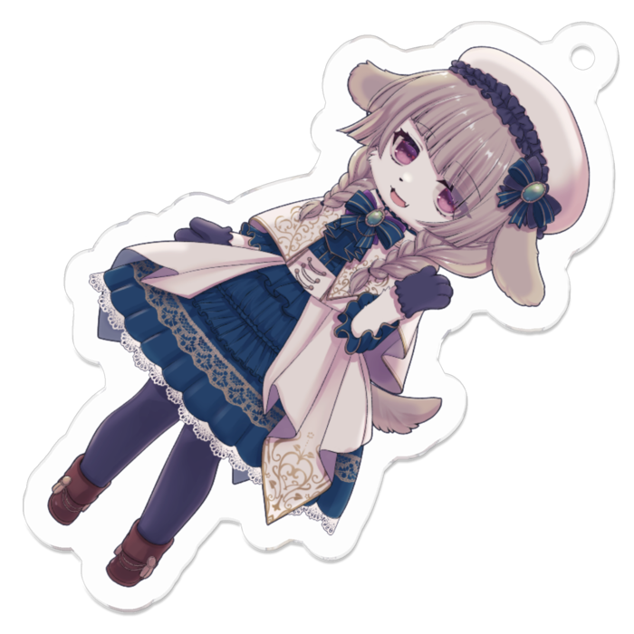 アクリルキーホルダー - 50 x 50 (mm)