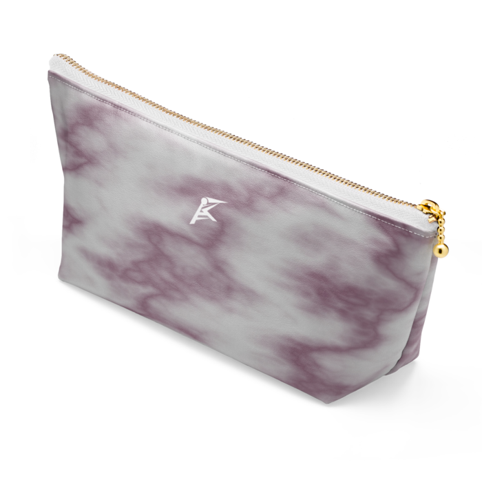 jupiter marble  ポーチ - 長さ21.5cm / 高さ10cm - ホワイト