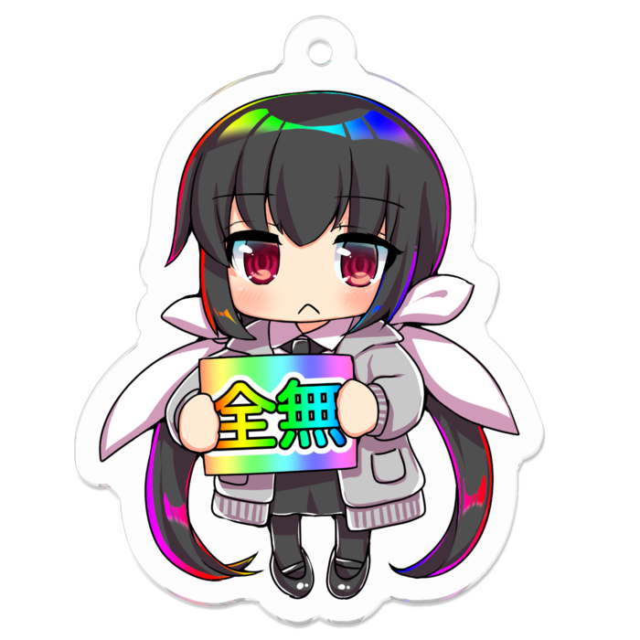 アクリルキーホルダー（コーティング） - 50 x 50 (mm)