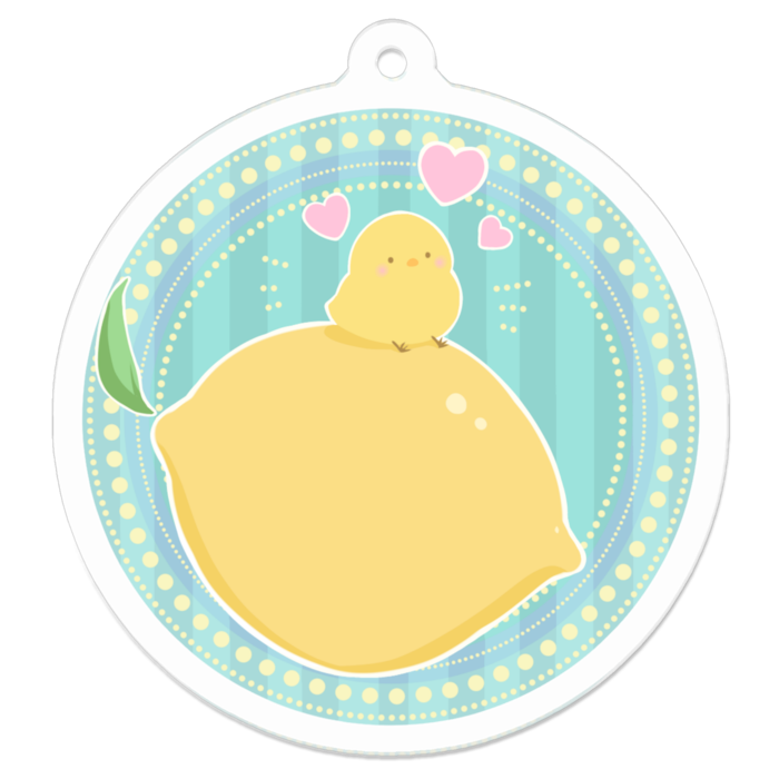 アクリルキーホルダー - 50 x 50 (mm)