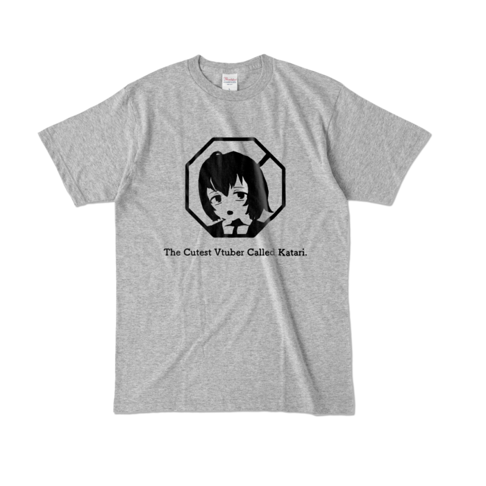 カラーTシャツ - L - 杢グレー (濃色)