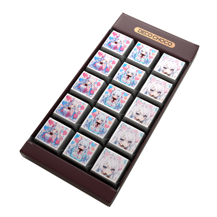 DECOチョコ - 列ごとにデザイン