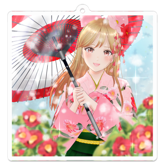 アクリルキーホルダー - 70 x 70 (mm)