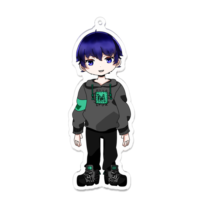 アクリルキーホルダー - 100 x 100 (mm)