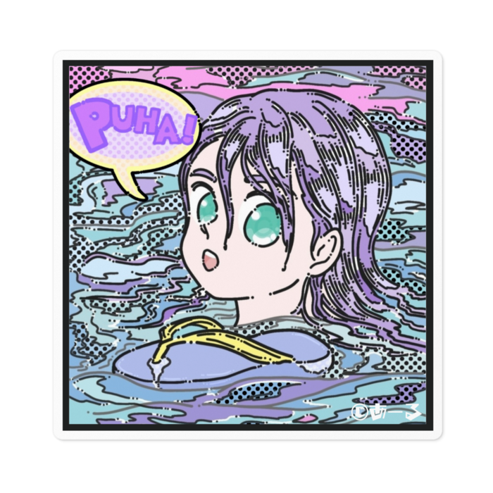 ステッカー - 100 × 100 (mm)