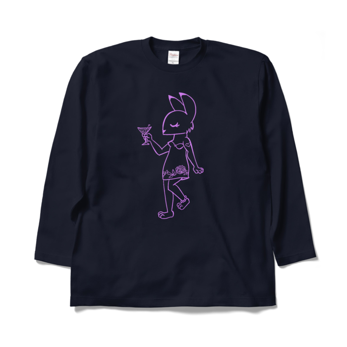 ロングスリーブTシャツ - XL - ネイビー