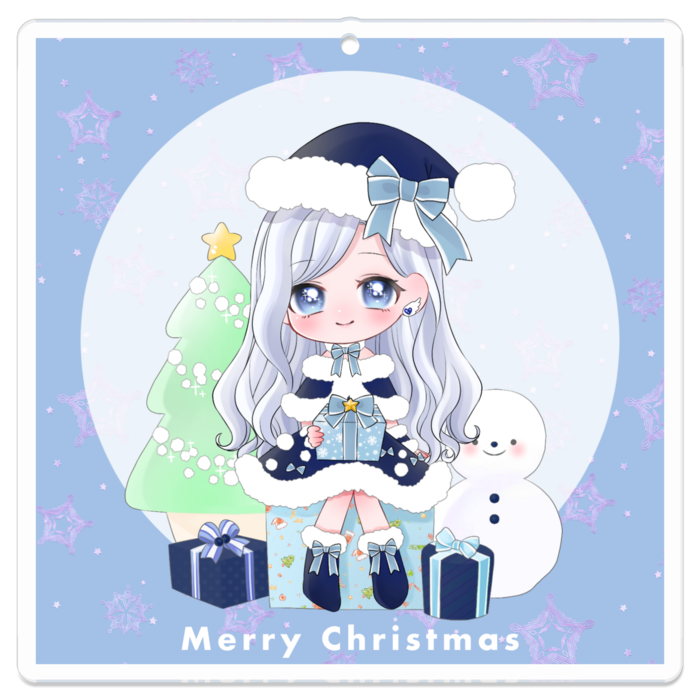 アクリルキーホルダー（コーティング） - 70 x 70 (mm)