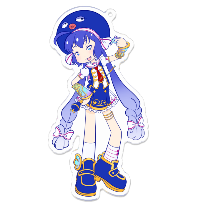 アクリルキーホルダー（コーティング） - 100 x 100 (mm)