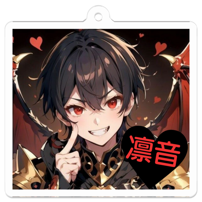 アクリルキーホルダー - 50 x 50 (mm)