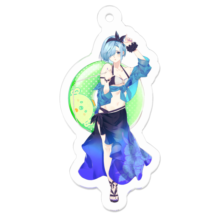 アクリルキーホルダー - 50 x 50 (mm)