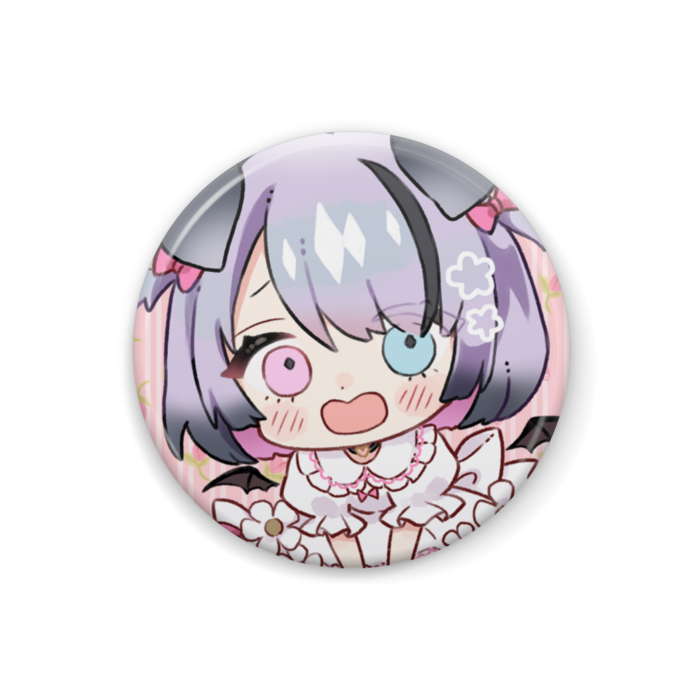 缶バッジ - 32mm（びっくり顔）