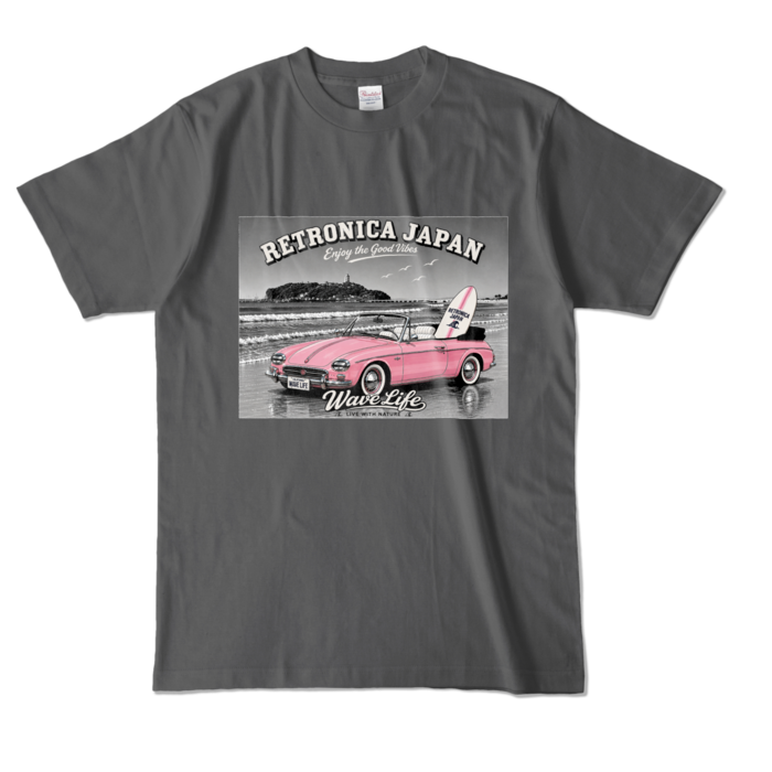カラーTシャツ - L - チャコール (濃色)