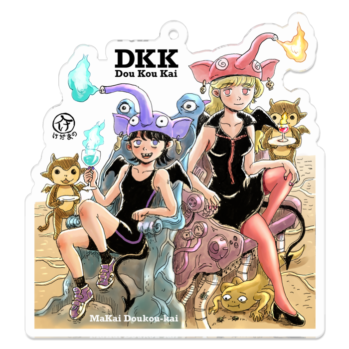 アクリルキーホルダー（コーティング） - 70 x 70 (mm)