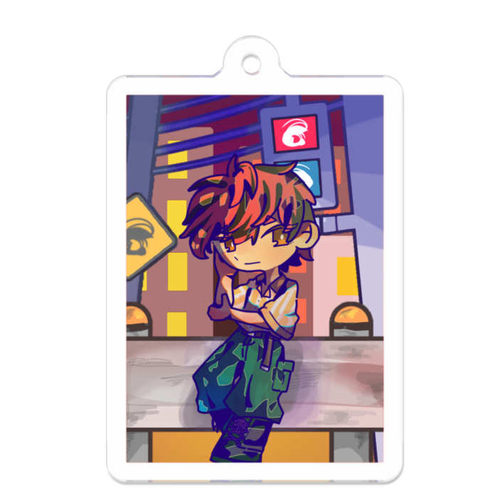 アクリルキーホルダー - 50 x 50 (mm)