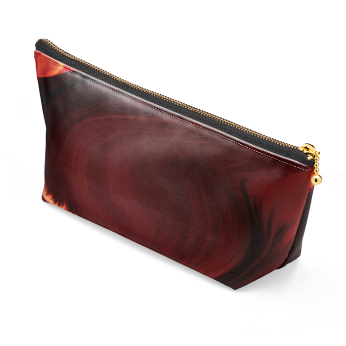 ポーチ - 長さ21.5cm / 高さ10cm - ブラック