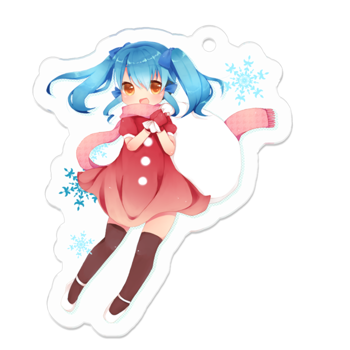 アクリルキーホルダー - 50 x 50 (mm)