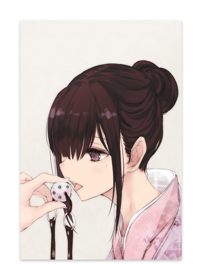 幸せの鈴蘭＊手刷り版画ポストカード1+Greeting card3 | Elle