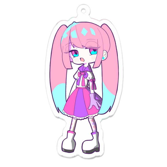 アクリルキーホルダー - 70 x 70 (mm)