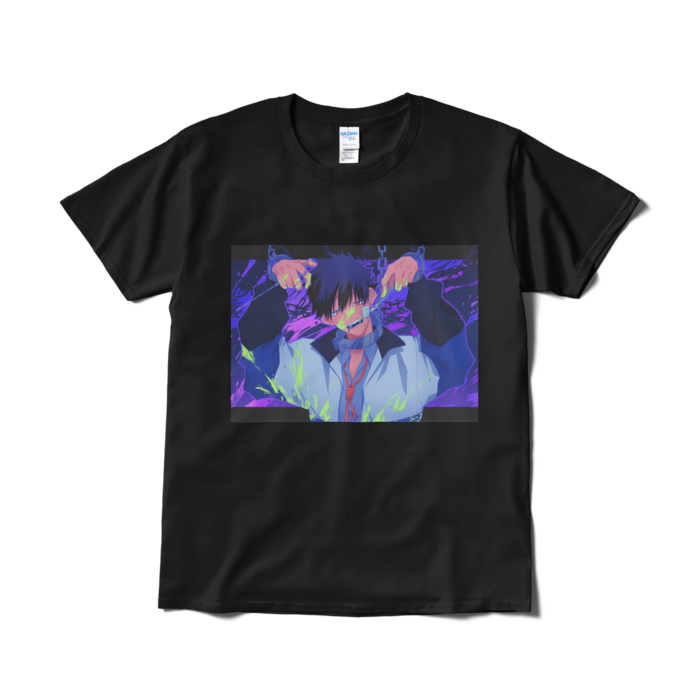 フィズ／横 Tシャツ（短納期） - L - ブラック