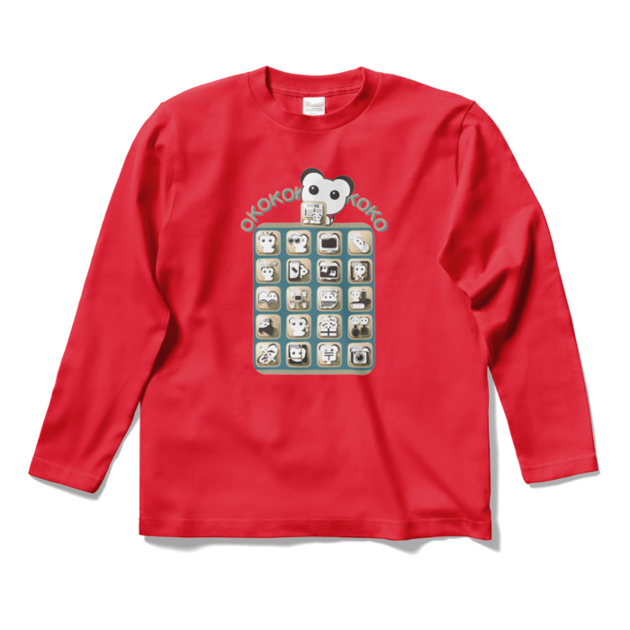 ロングスリーブTシャツ - S - レッド