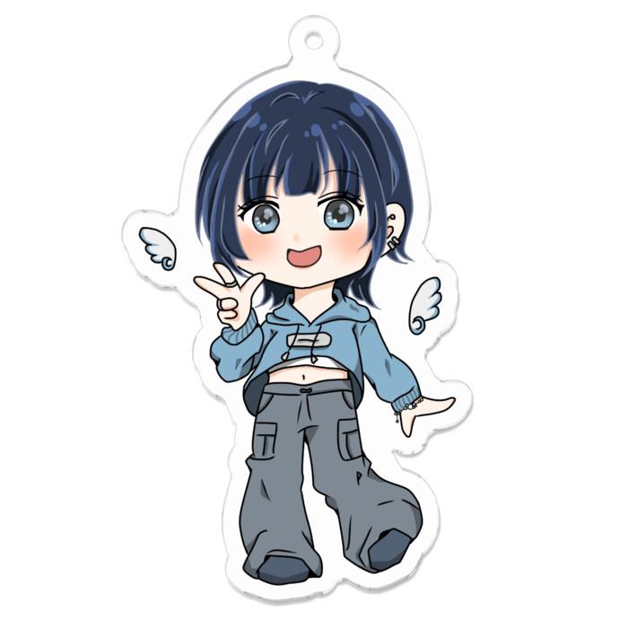 アクリルキーホルダー - 70 x 70 (mm)