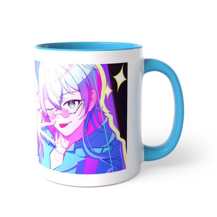 ツートンカラーマグカップ - 直径 8.2cm / 高さ 9.5cm