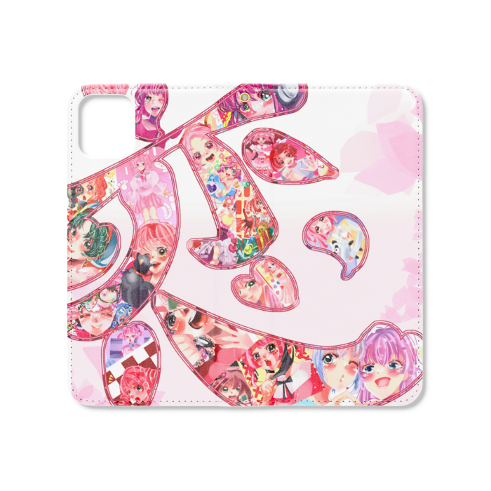 手帳型iPhoneケース（ベルトなし） - iPhone 11 Pro Max - ストラップ穴 あり