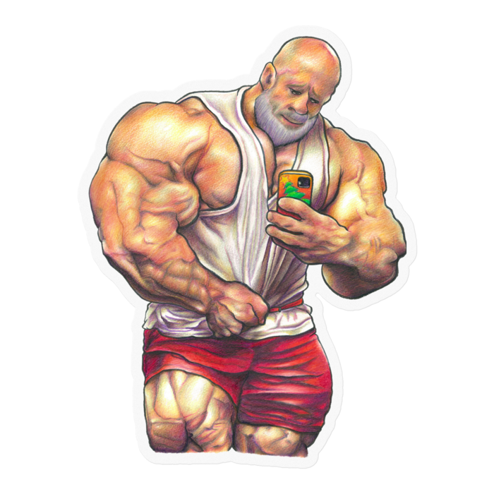 ステッカー - 100 x 100 (mm)クリア