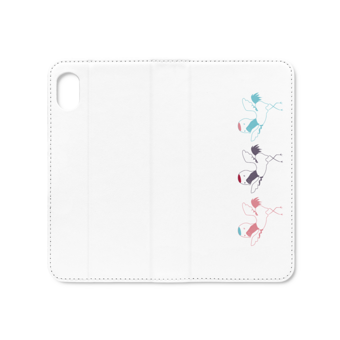 手帳型iPhoneケース（ベルトなし） - iPhone XR - ストラップ穴 なし