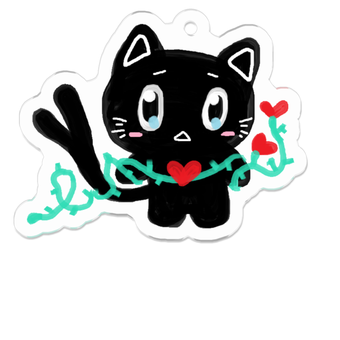 アクリルキーホルダー - 50 x 50 (mm)