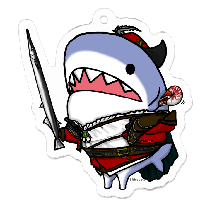 アクリルキーホルダー - 50 x 50 (mm)