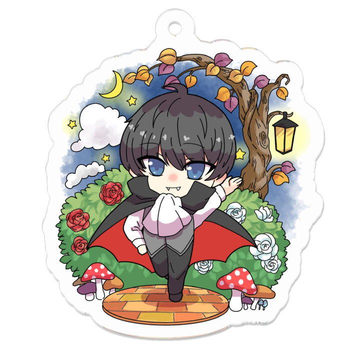 アクリルキーホルダー（コーティング） - 50 x 50 (mm)(1)