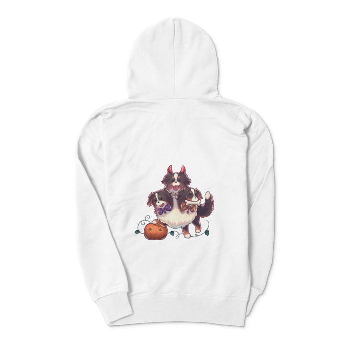 ジップパーカー - S - ホワイト