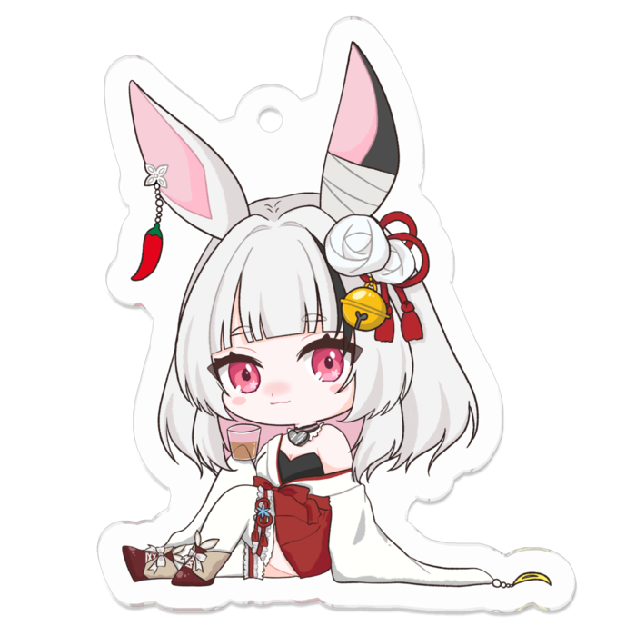 アクリルキーホルダー(コーティング) - 50 x 50 (mm)
