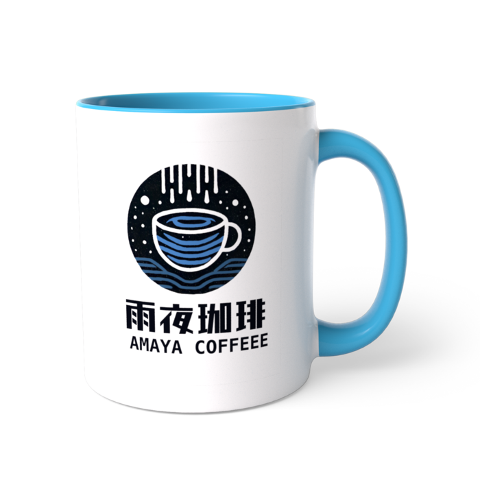 ツートンカラーマグカップ - 直径 8.2cm / 高さ 9.5cm