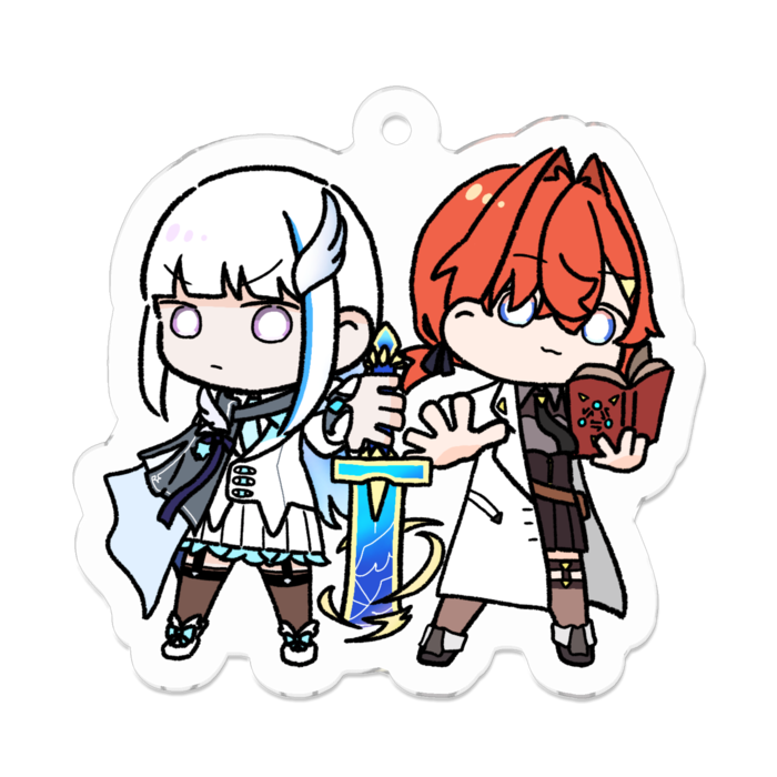 アクリルキーホルダー - 50 x 50 (mm)