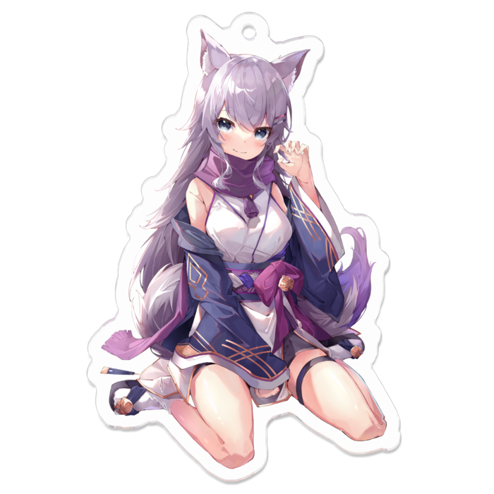 アクリルキーホルダー - 70 x 70 (mm)