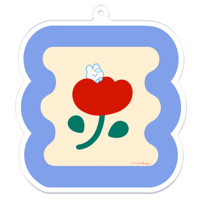 アクリルキーホルダー - 70 x 70 (mm)