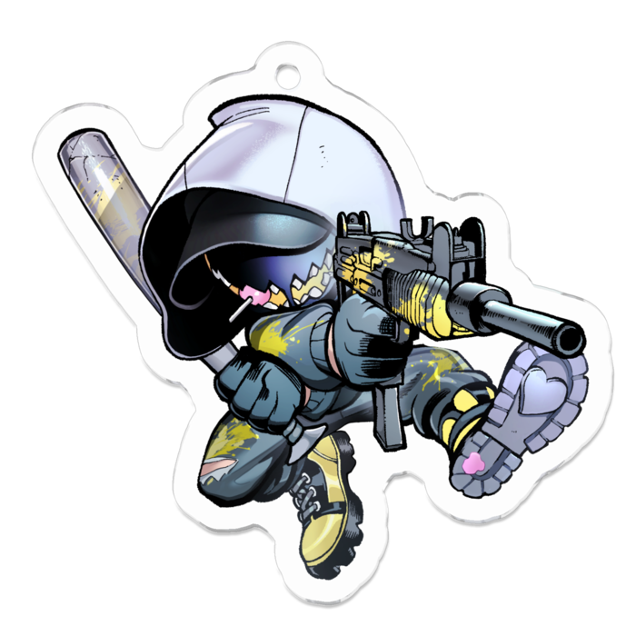 アクリルキーホルダー - 50 x 50 (mm)