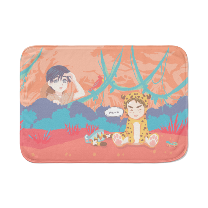 罠にかかったちびジャガー ブランケット Animus In Booth Booth