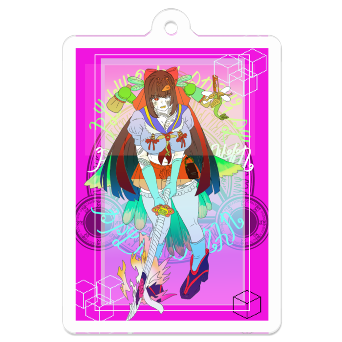 アクリルキーホルダー - 50 x 50 (mm)