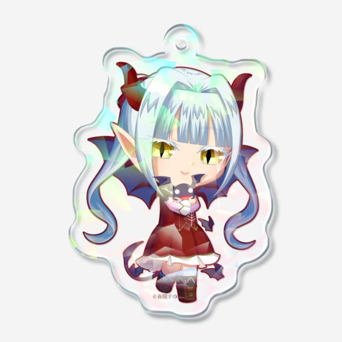 ホログラムアクリルキーホルダー - 50 × 50mm