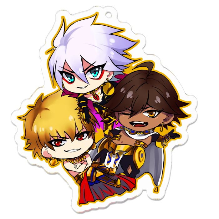 アクリルキーホルダー - 70 x 70 (mm)