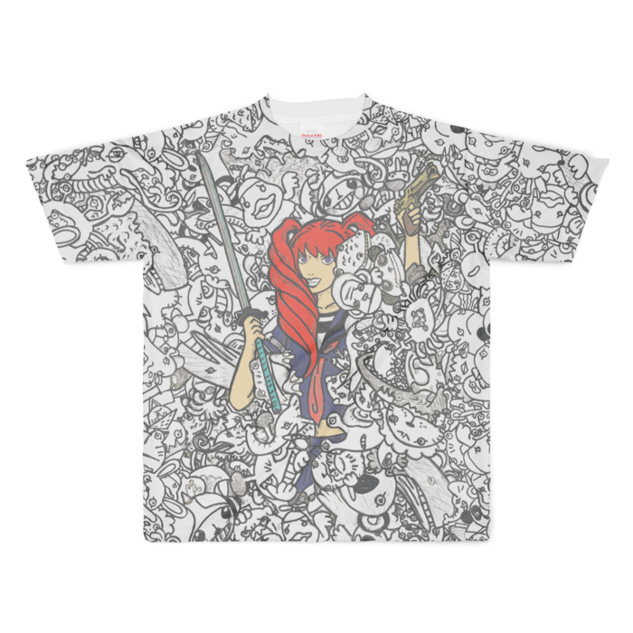 フルグラフィックTシャツ - XL - 両面印刷(1)