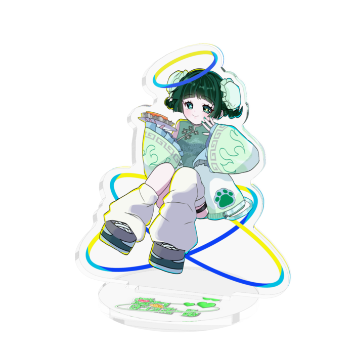 あくすた - 70x70mm にこにこ